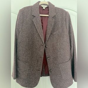 EUC - LL Bean Women’s Wool Blend Blazer - 1X